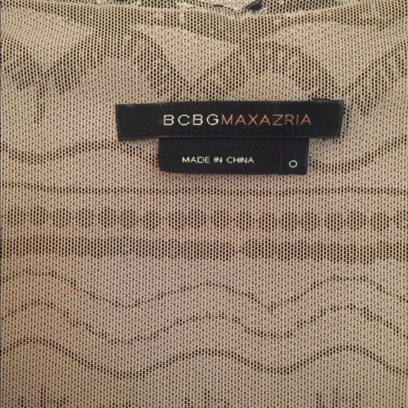 BCBG MAX AZRIA Silk Beaded Cocktail Party Chiffon - Picture 3 of 8